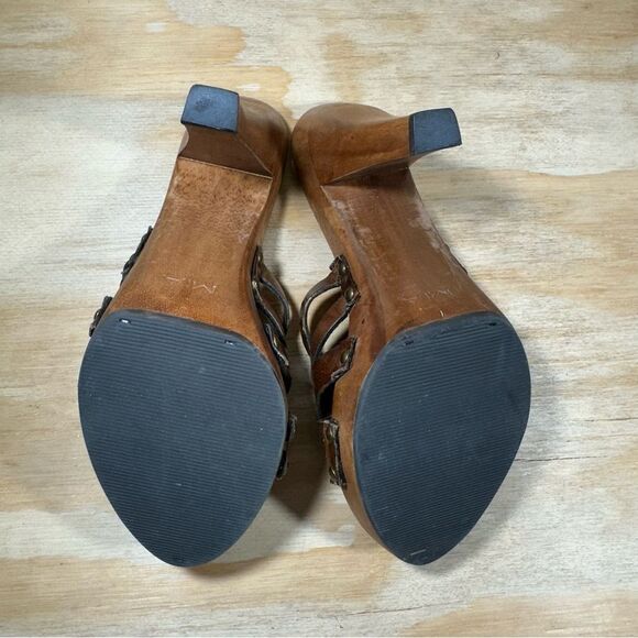 MIA Y2K Brown Heeled Sandals Women’s Size 7 - Picture 7 of 8